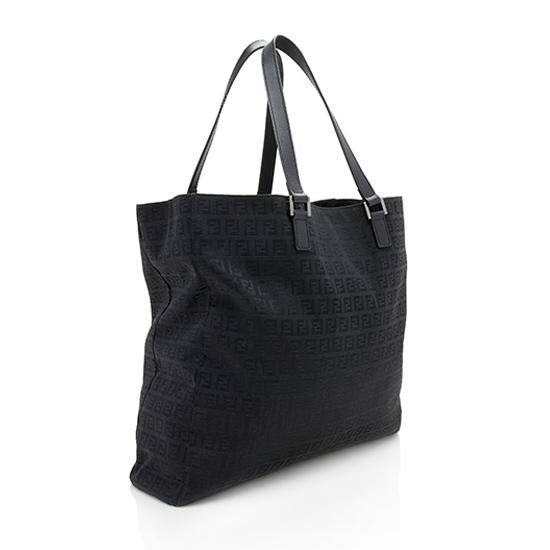 Fendi Zucchino Large Shopping Tote