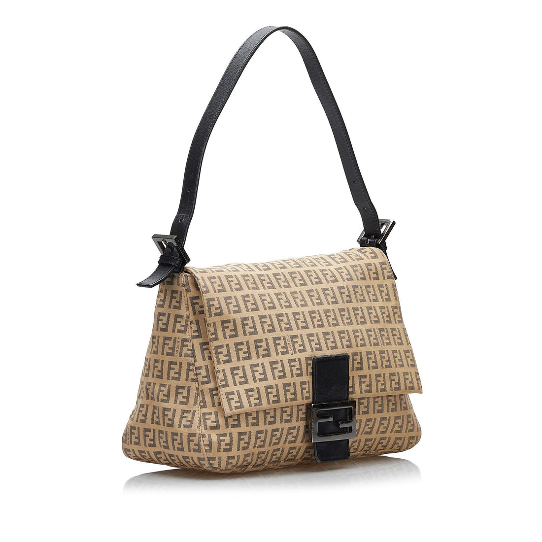 Fendi Zucchino Mamma Forever Canvas Shoulder Bag