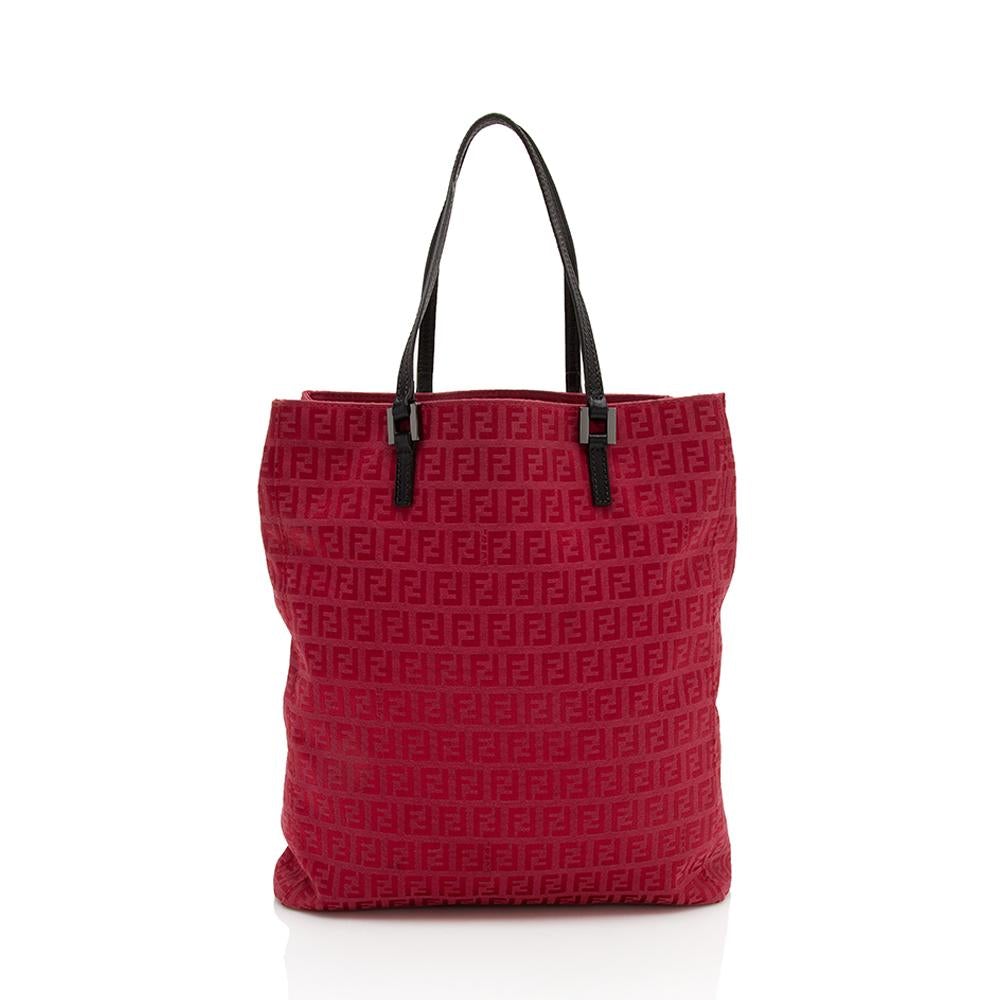 Fendi Zucchino Tall Tote (SHF-12246)