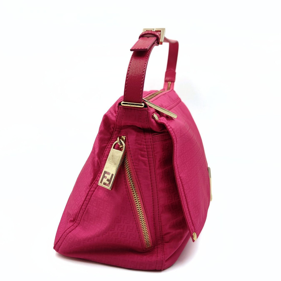 FENDI Fendi Fendi Mamma zip mini courgette shoulder bag