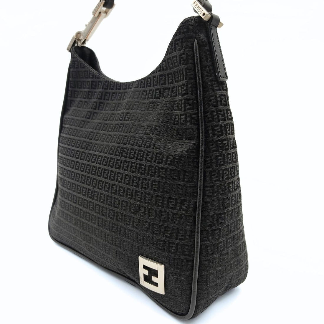 FENDI handbag in black Zucchino canvas