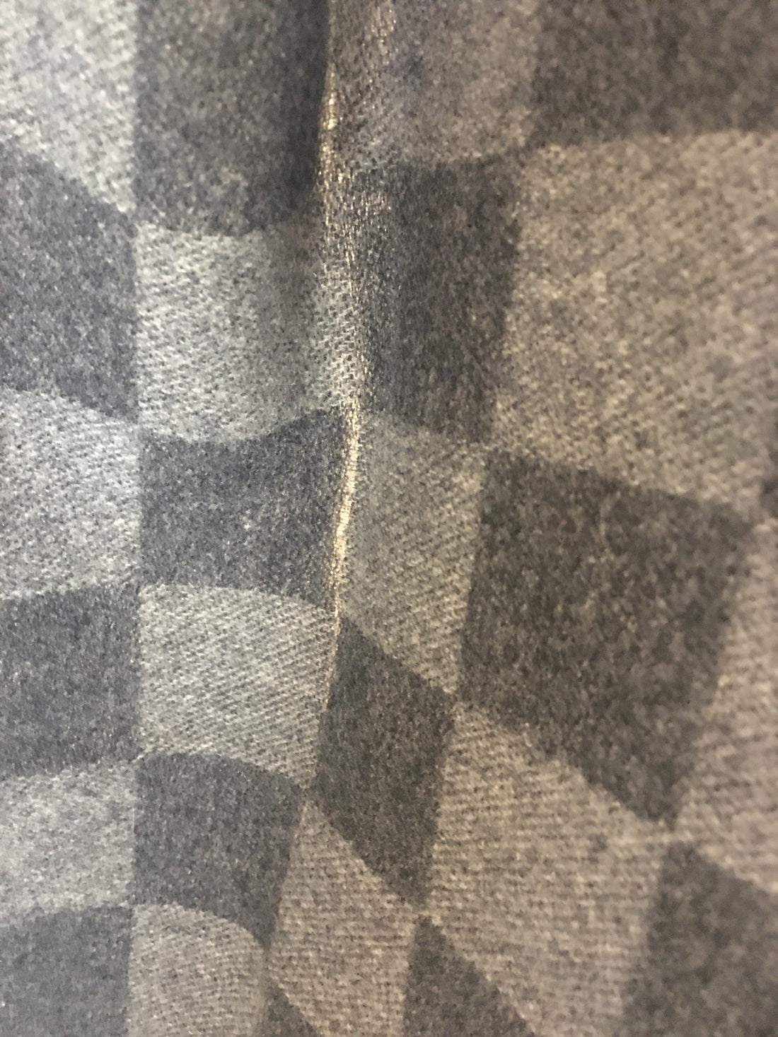 FENDI Scarf in Grey Wool