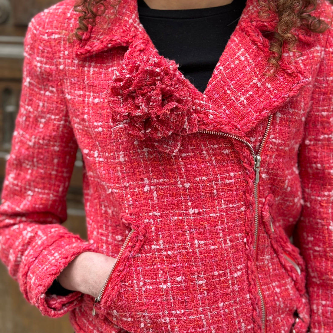 Chanel - Veste en tweed T.34