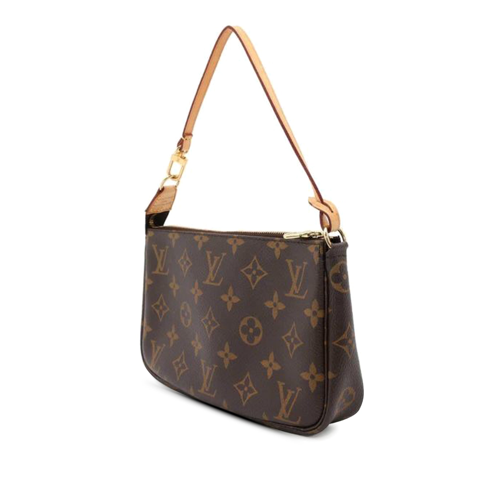Brown Louis Vuitton Monogram Pochette Accessoires Shoulder Bag