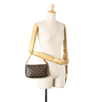 Brown Louis Vuitton Monogram Pochette Accessoires Shoulder Bag