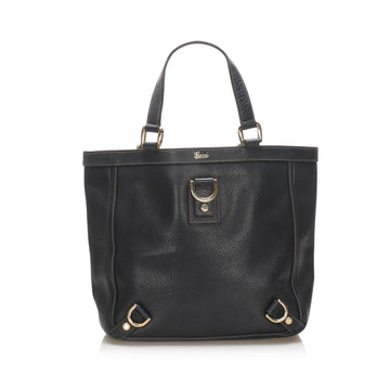 Gucci Abbey-D Ring Leather Tote Bag (SHG-14510)