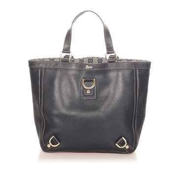 Gucci Abbey-D Ring Leather Tote Bag (SHG-20631)