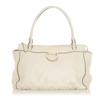 Gucci Abbey D-ring Leather Tote Bag (SHG-19550)
