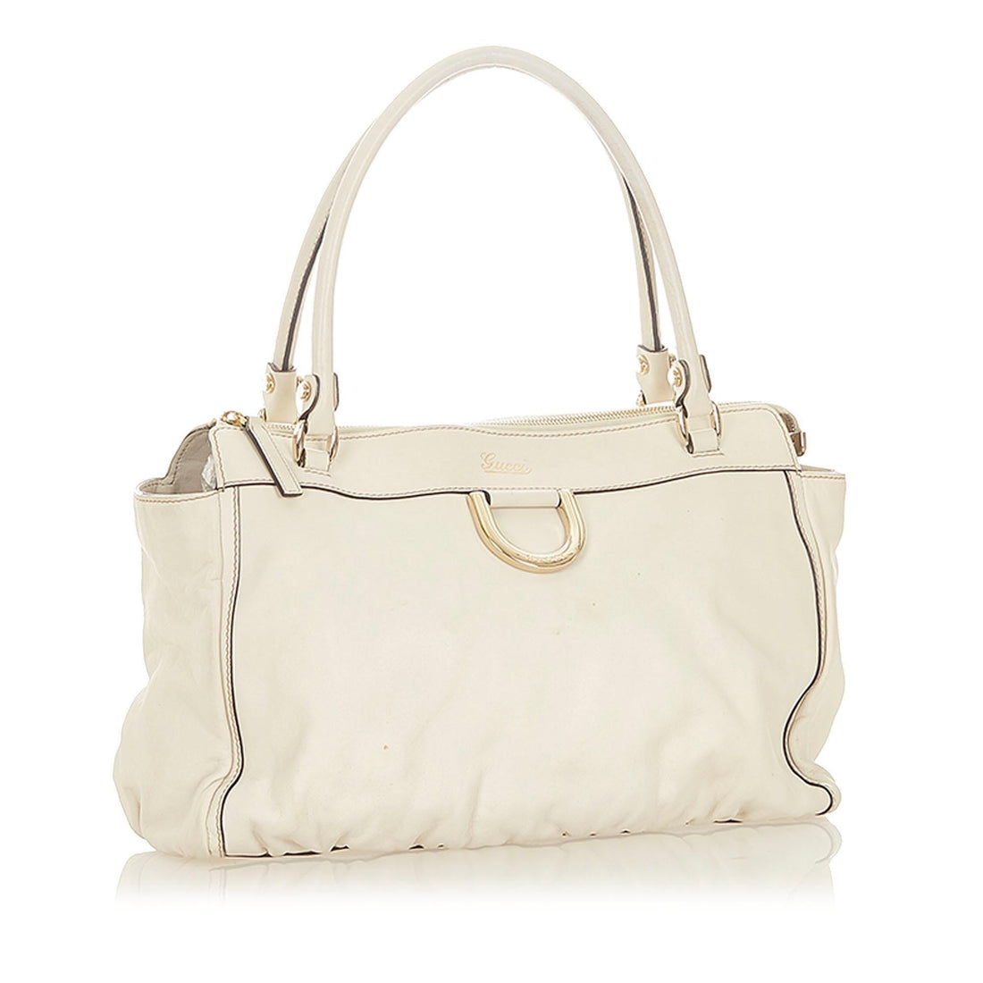 Gucci Abbey D-ring Leather Tote Bag (SHG-19550)