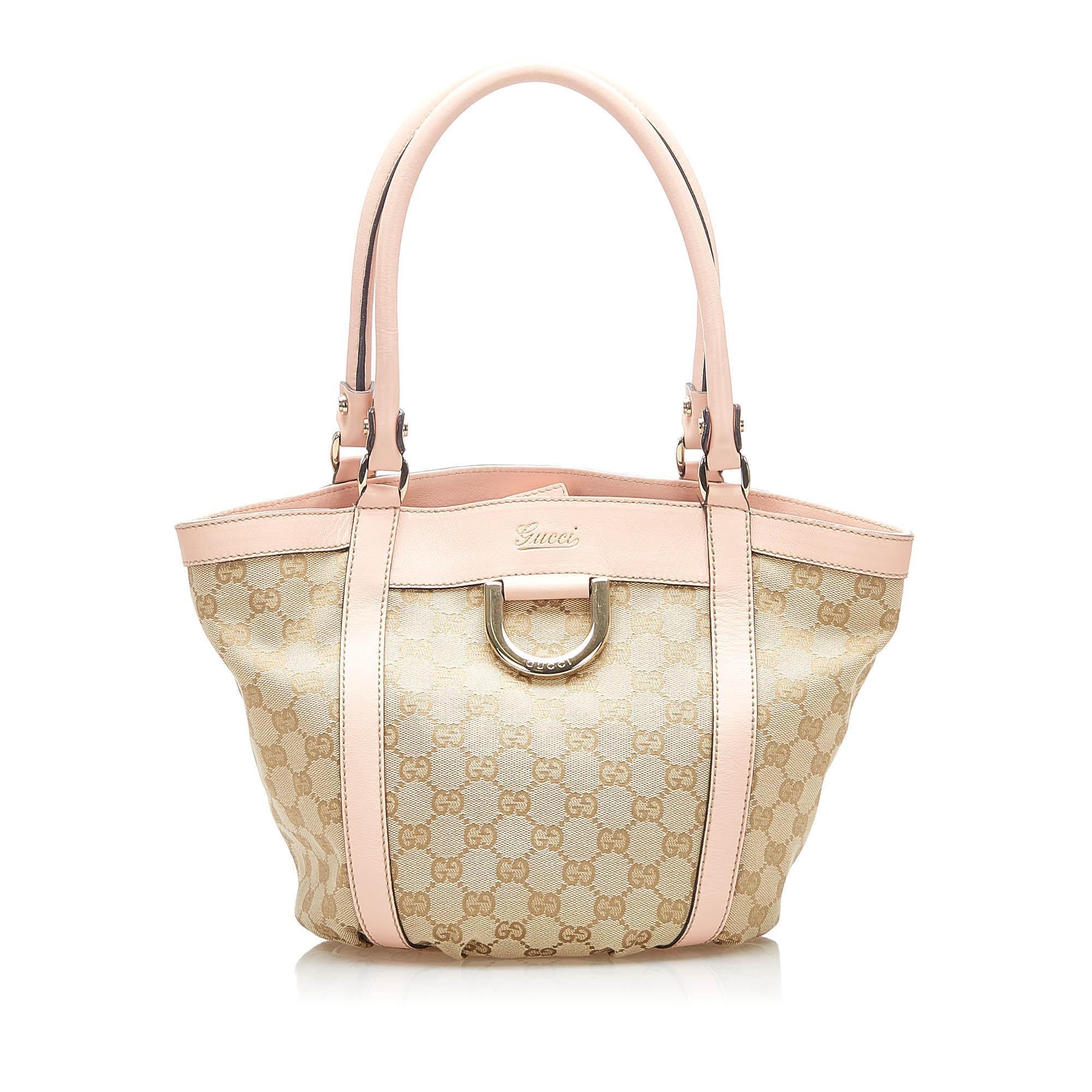 Gucci Abbey GG Canvas Tote Bag (SHG-15875)