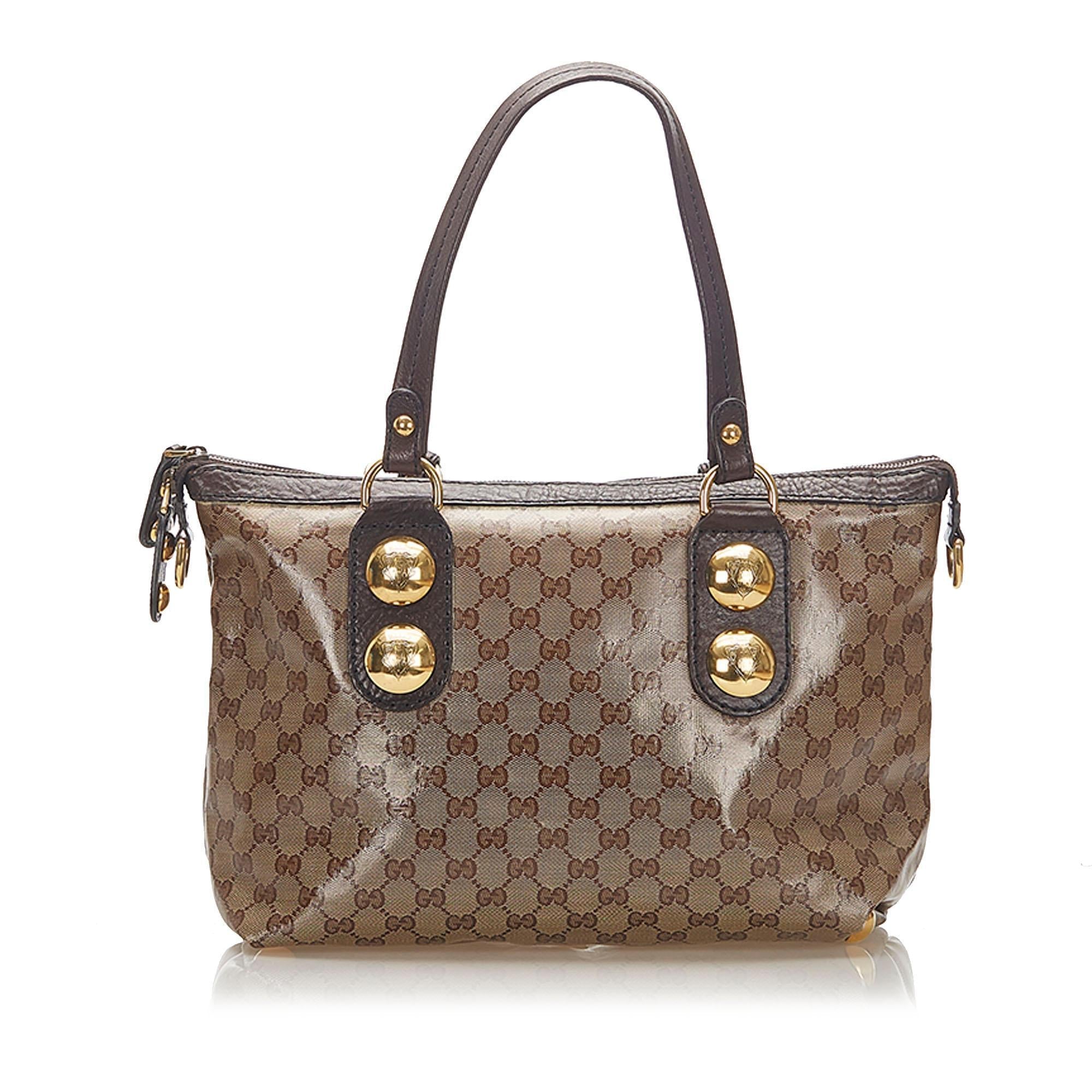 Gucci Babouska GG Crystal Tote Bag (SHG-17181)