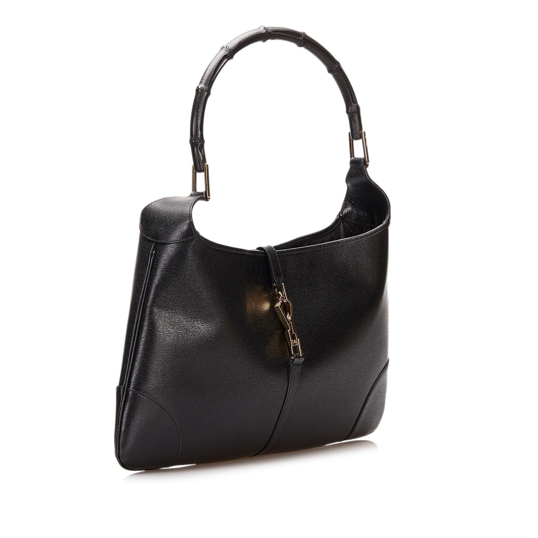 Gucci Bamboo Jackie Leather Shoulder Bag