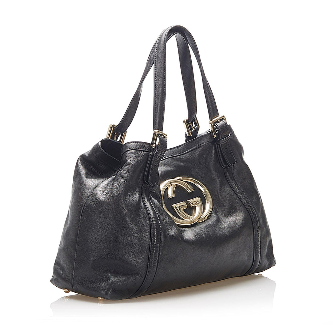 Gucci Britt Leather Tote Bag (SHG-16275)