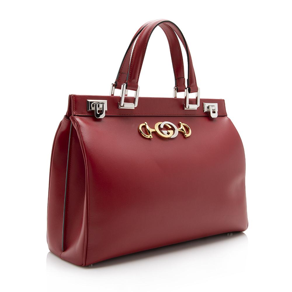 Gucci Calfskin Zumi Convertible Tote (SHF-14170)