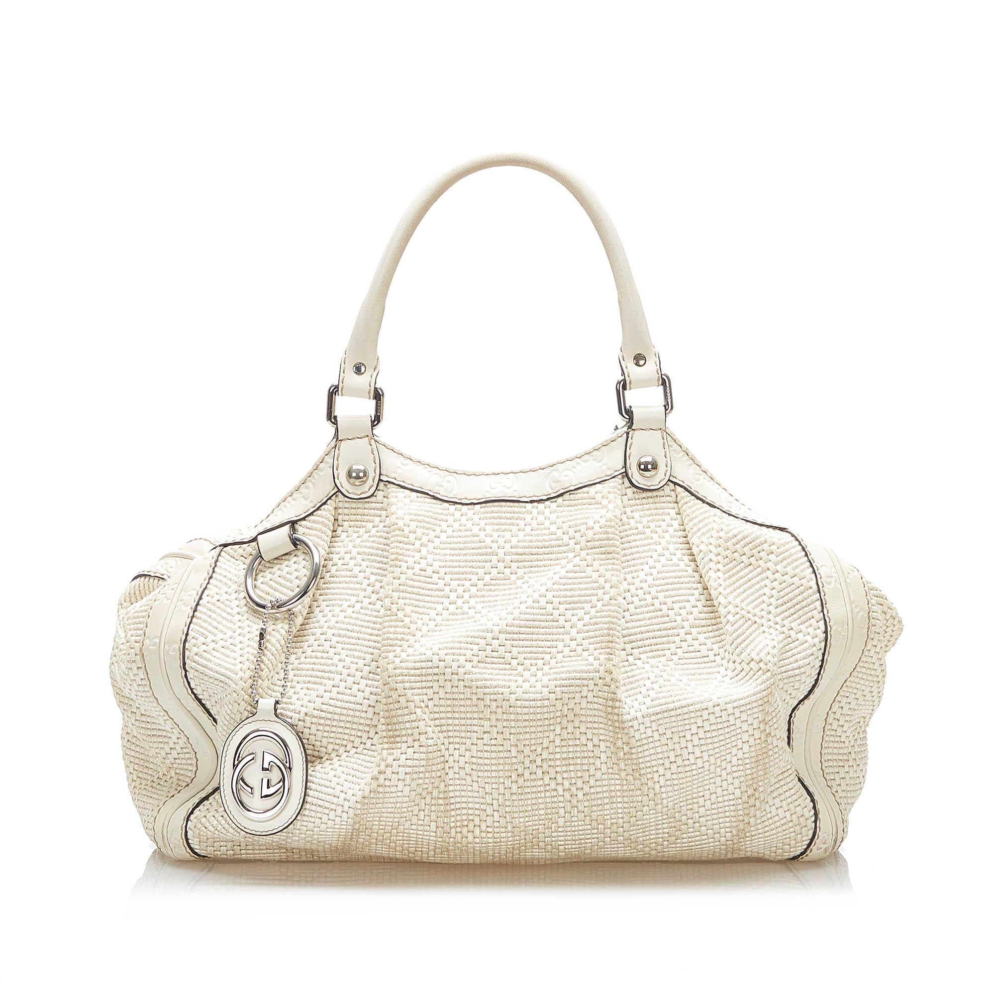 Gucci Diamante Sukey Hemp Tote Bag (SHG-16357)