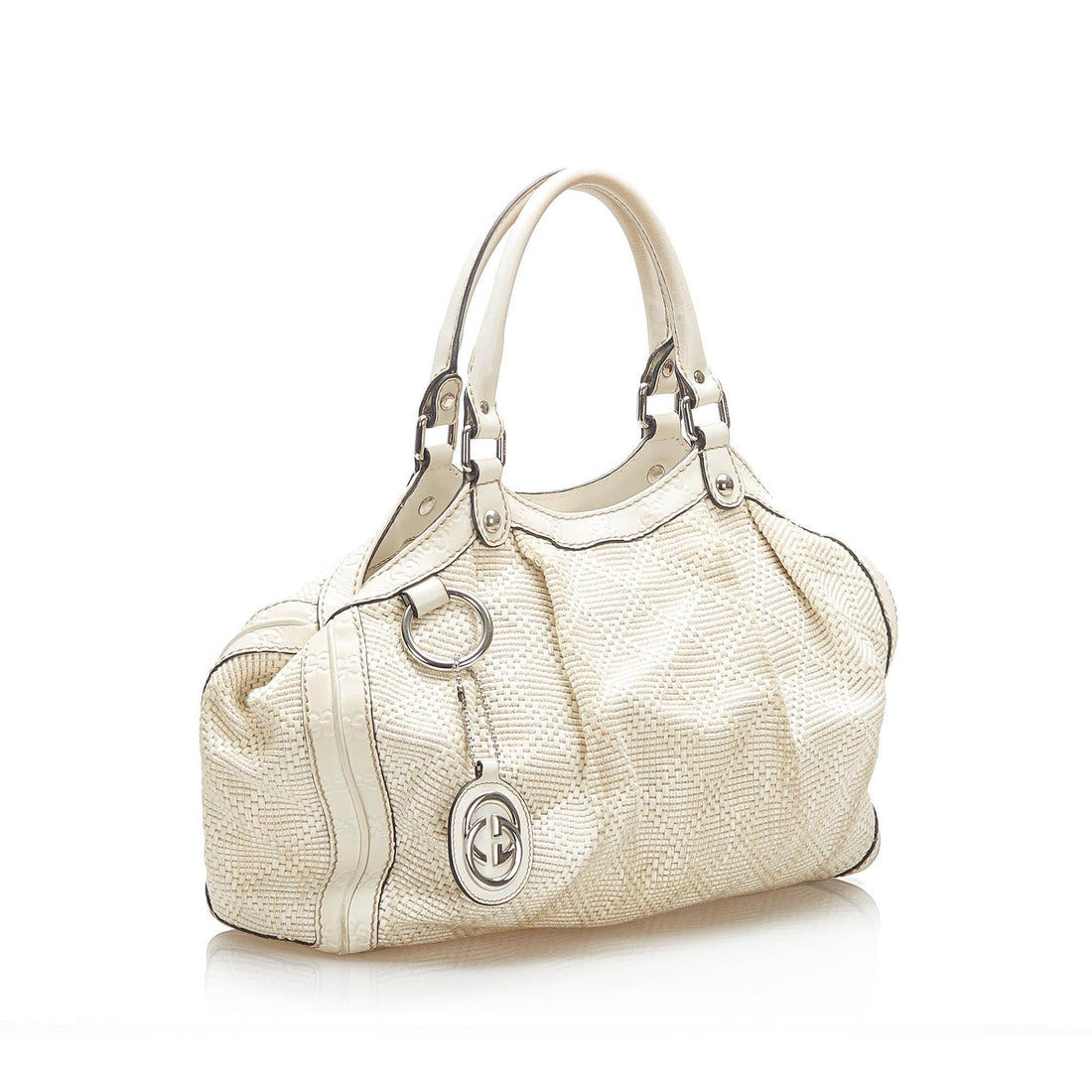 Gucci Diamante Sukey Hemp Tote Bag (SHG-16357)