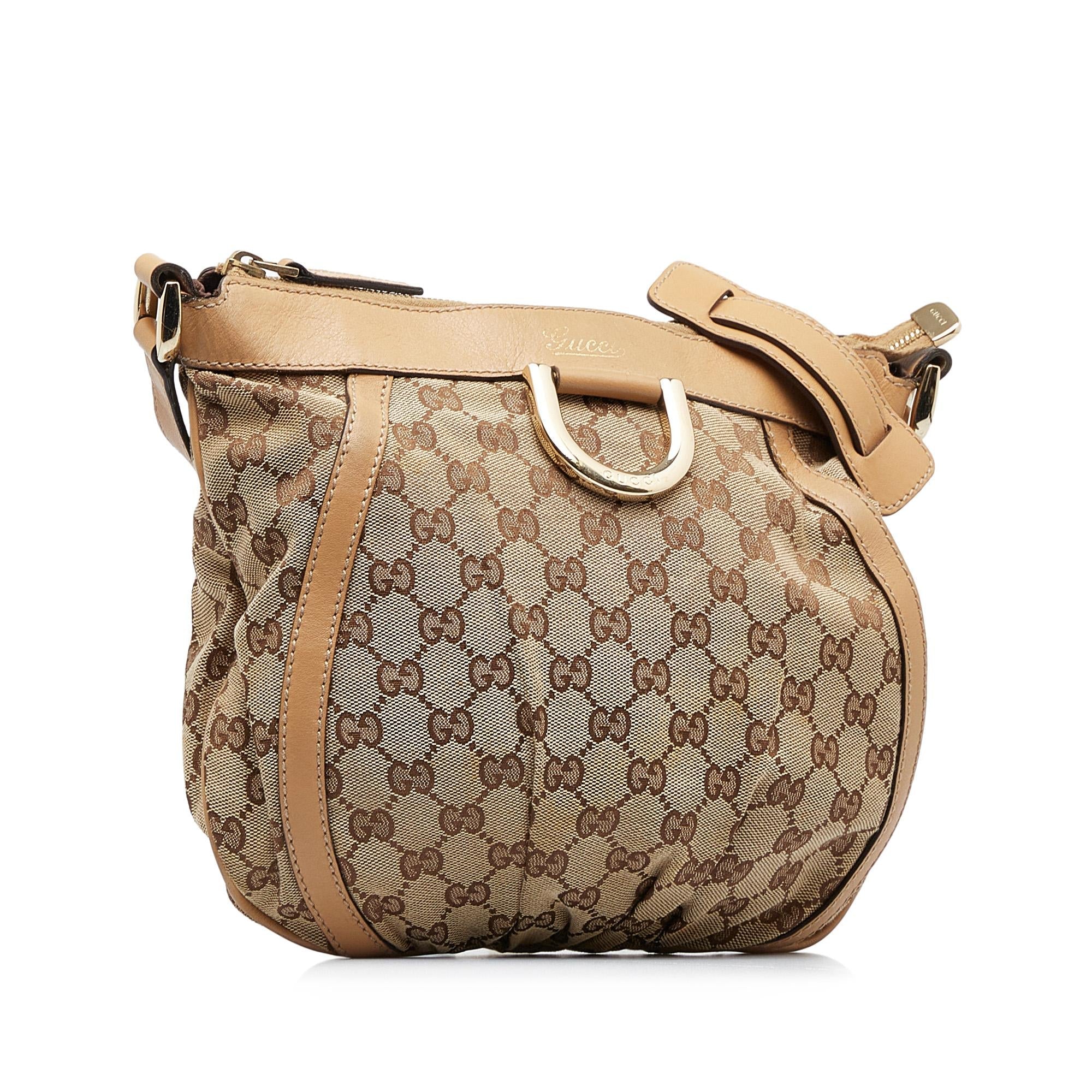 Gucci GG Canvas Abbey D Ring Crossbody (SHG-gkERUr)