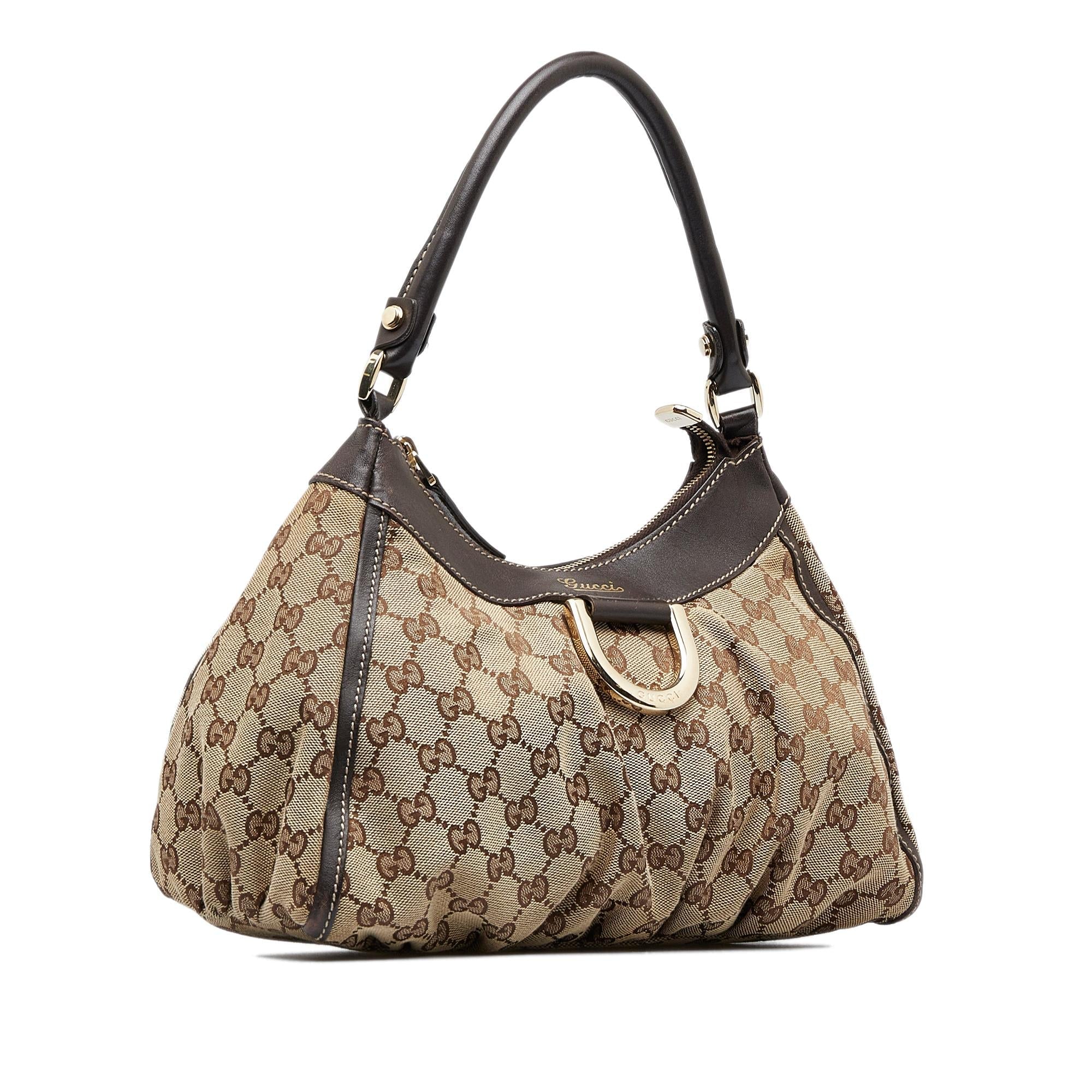 Gucci GG Canvas Abbey D-Ring Handbag (SHG-9znrC6)