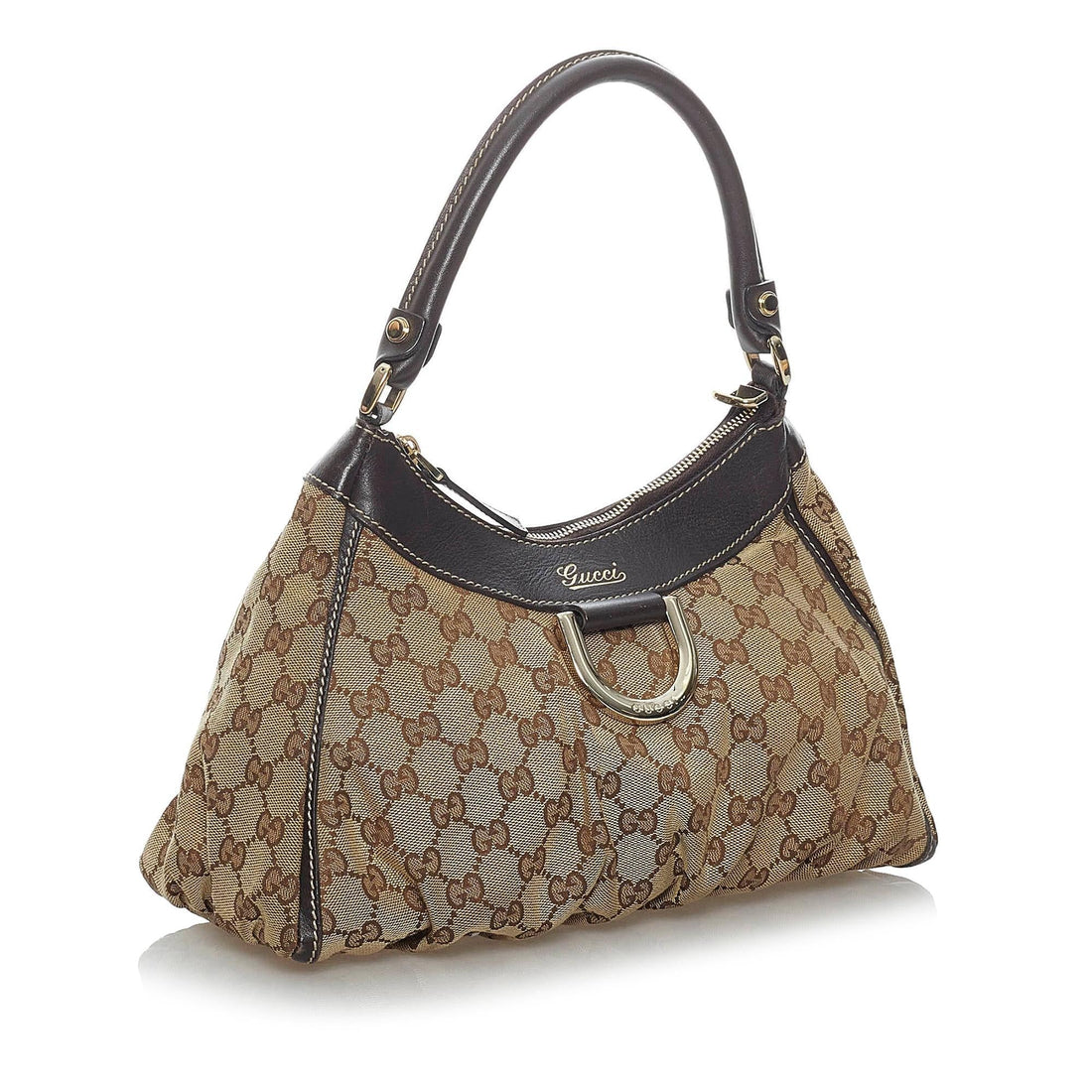Gucci GG Canvas Abbey D-Ring Shoulder Bag