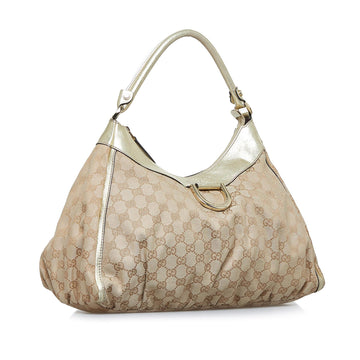 Gucci GG Canvas Abbey D-Ring Shoulder Bag (SHG-iapUN9)