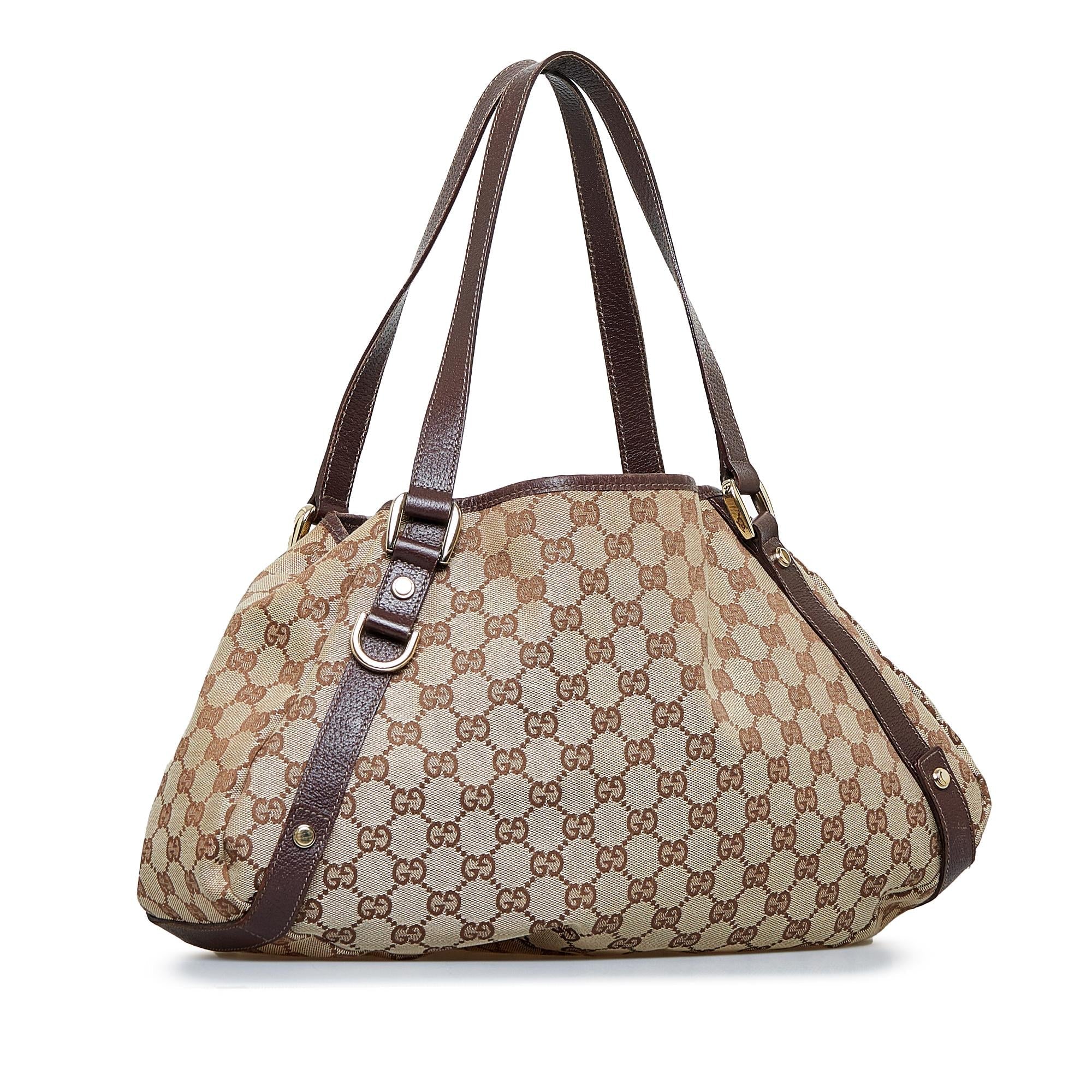 Gucci GG Canvas Abbey D-Ring Shoulder Bag (SHG-xl9WRm)