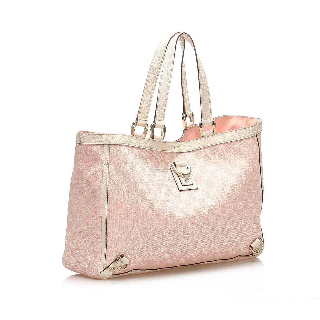 Gucci GG Canvas Abbey D- Ring Tote Bag (SHG-11881)