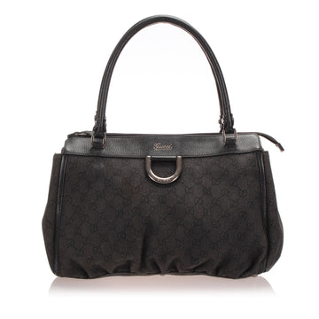 Gucci GG Canvas Abbey D-Ring Tote  (SHG-12924)