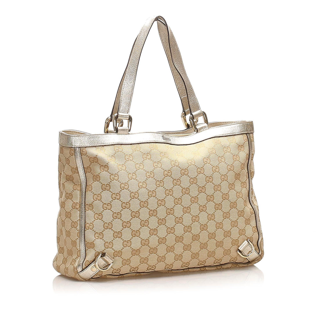 Gucci GG Canvas Abbey D- Ring Tote Bag (SHG-13535)