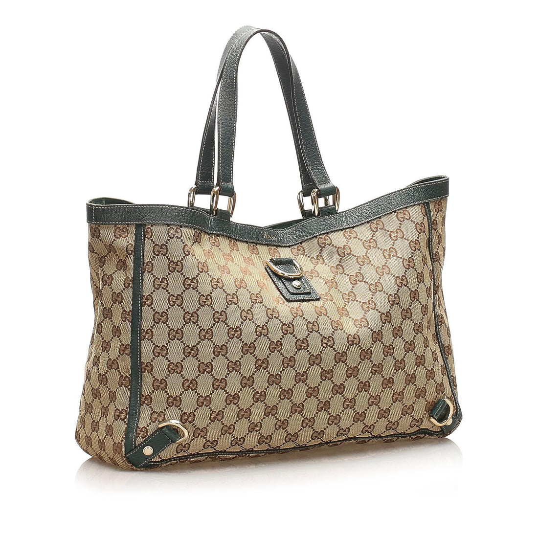 Gucci GG Canvas Abbey D- Ring Tote Bag (SHG-14056)