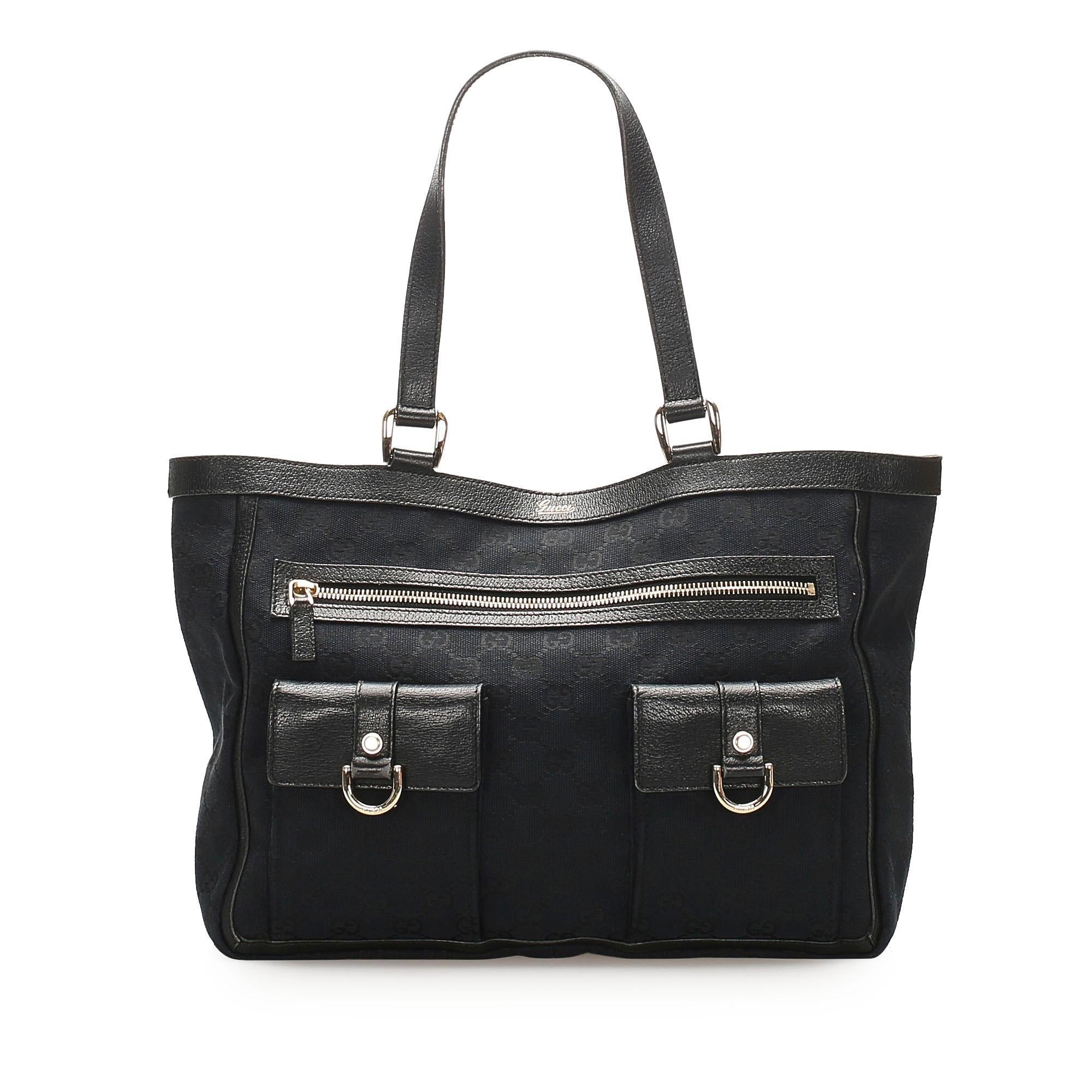 Gucci GG Canvas Abbey D Ring Tote Bag (SHG-14659)