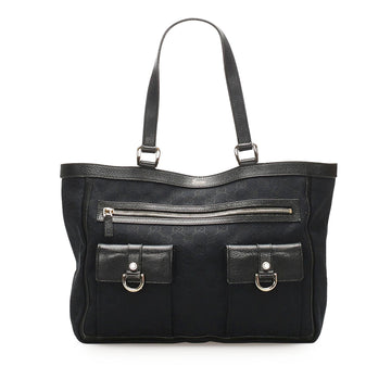 Gucci GG Canvas Abbey D Ring Tote Bag (SHG-14659)