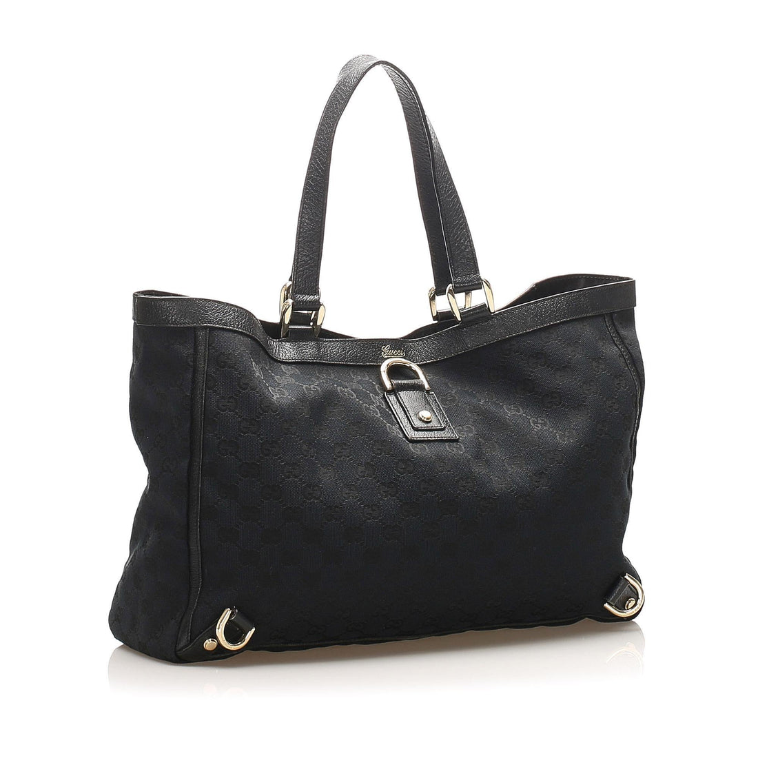 Gucci GG Canvas Abbey D- Ring Tote Bag (SHG-15204)