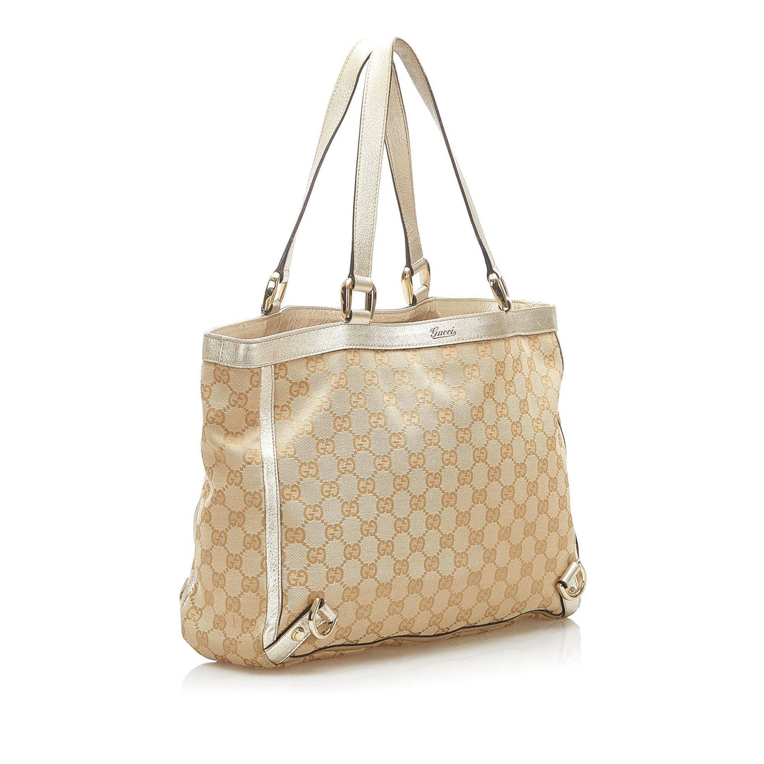 Gucci GG Canvas Abbey D- Ring Tote Bag (SHG-16735)