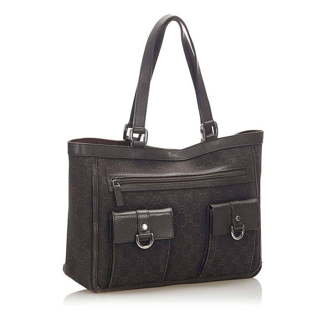 Gucci GG Canvas Abbey D Ring Tote Bag (SHG-17658)