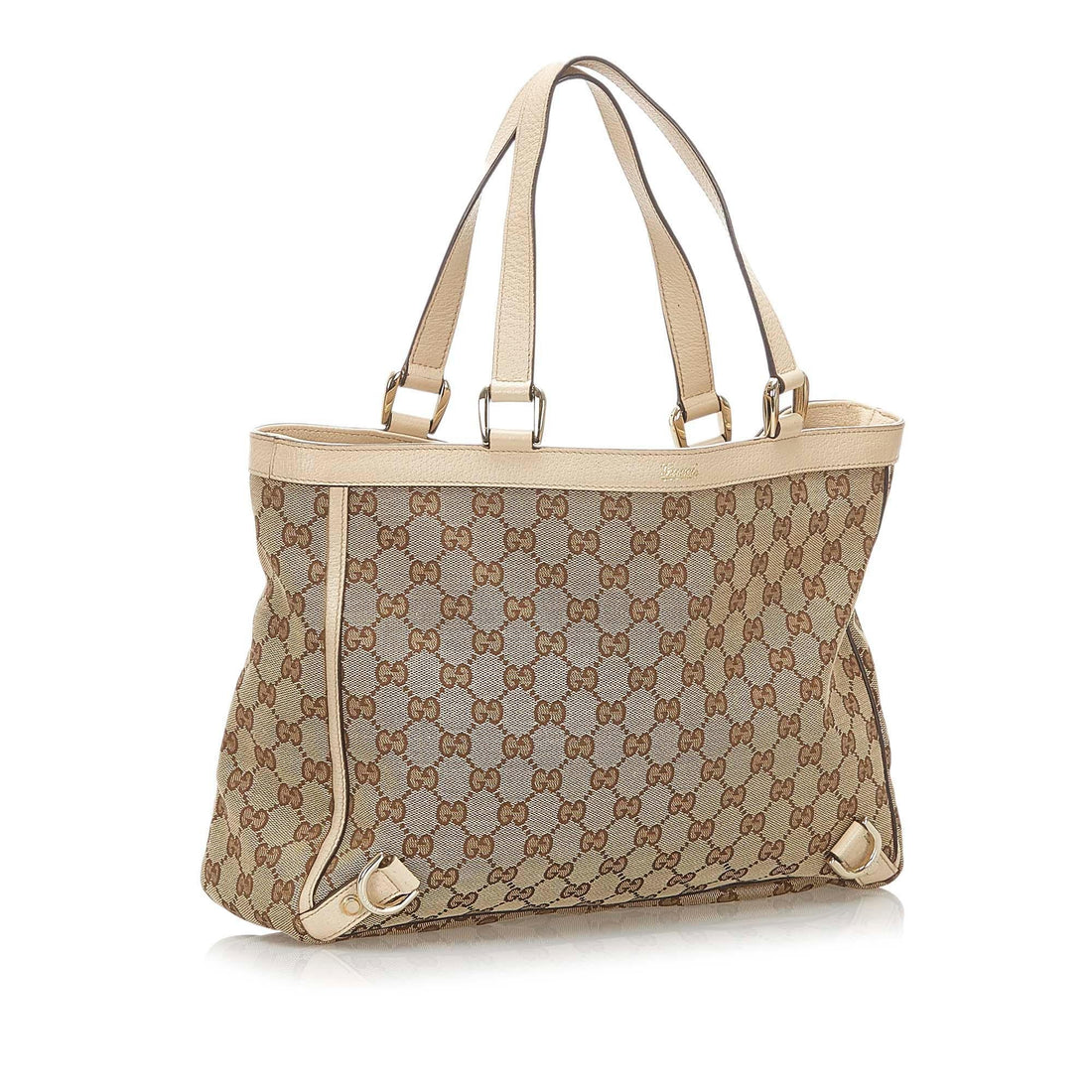 Gucci GG Canvas Abbey D- Ring Tote Bag (SHG-18752)