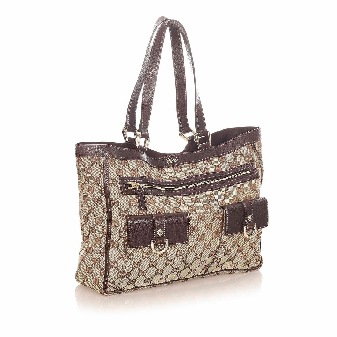 Gucci GG Canvas Abbey D-Ring Tote Bag (SHG-20472)