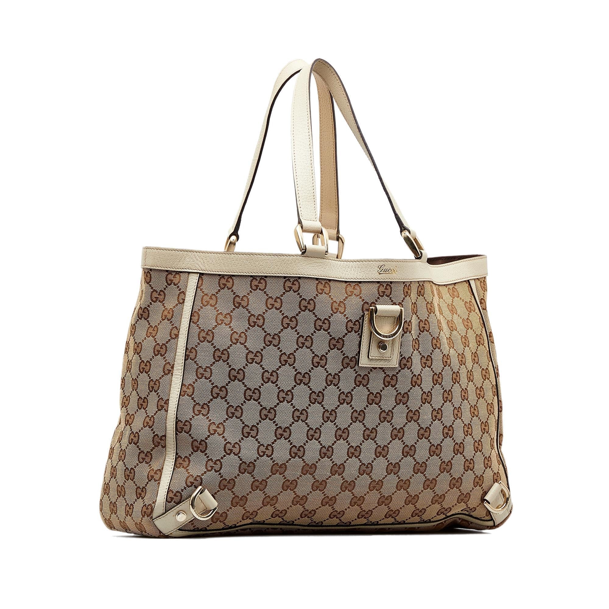 Gucci GG Canvas Abbey D-Ring Tote Bag (SHG-w0nWpO)