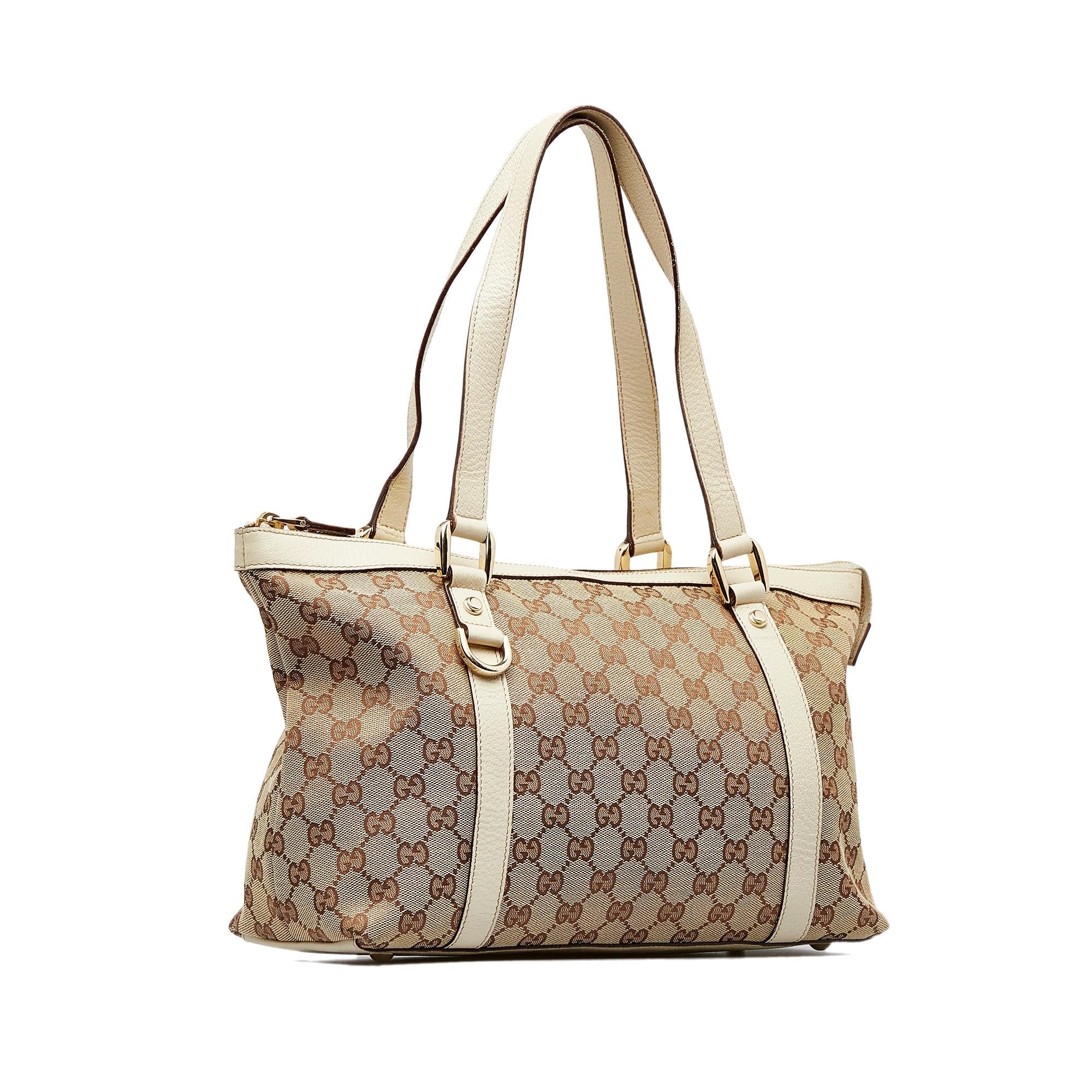 Gucci GG Canvas Abbey D-Ring Tote (SHG-8Z89mZ)