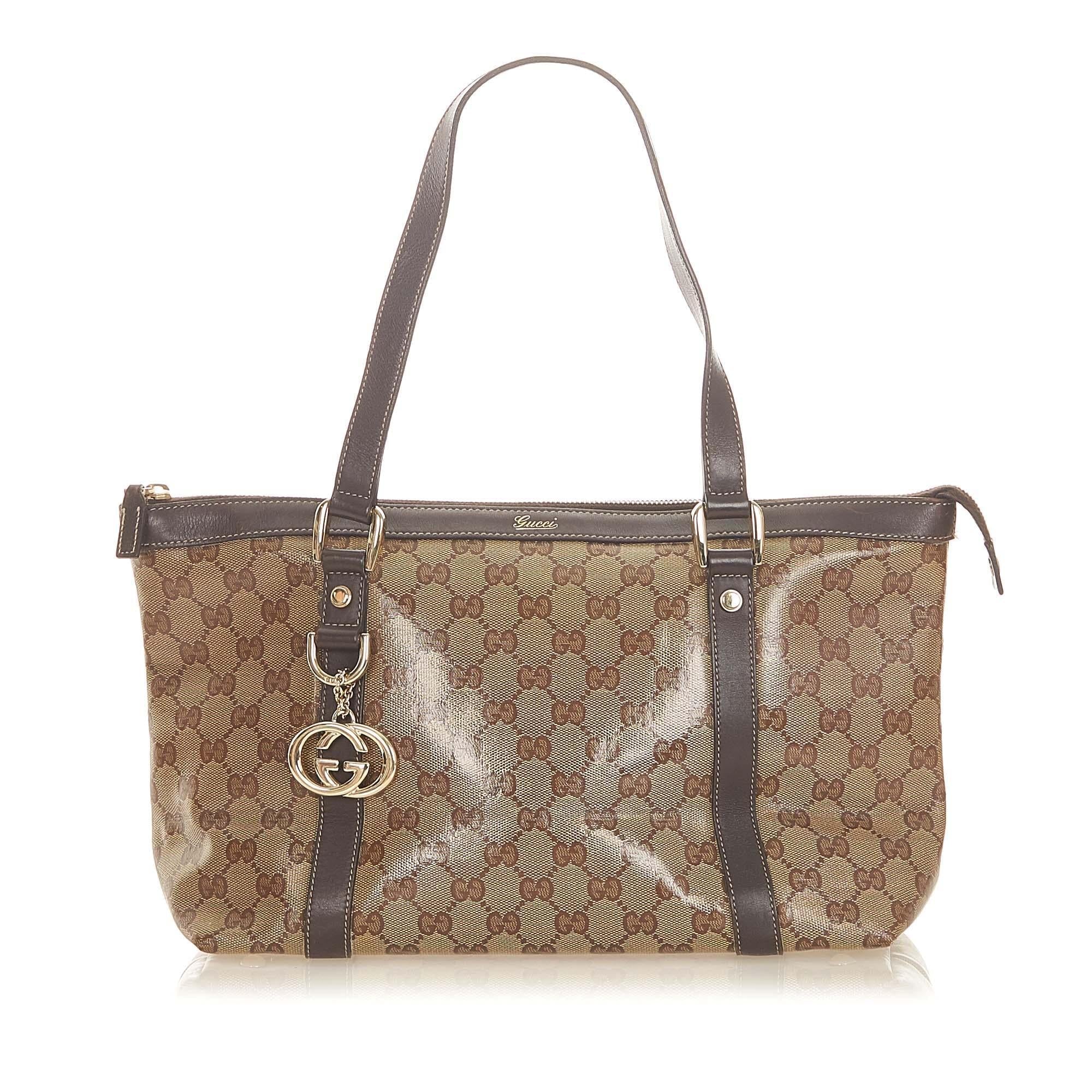 Gucci GG Canvas Abbey Tote Bag (SHG-20125)