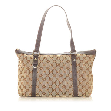 Gucci GG Canvas Abbey Tote Bag (SHG-20420)