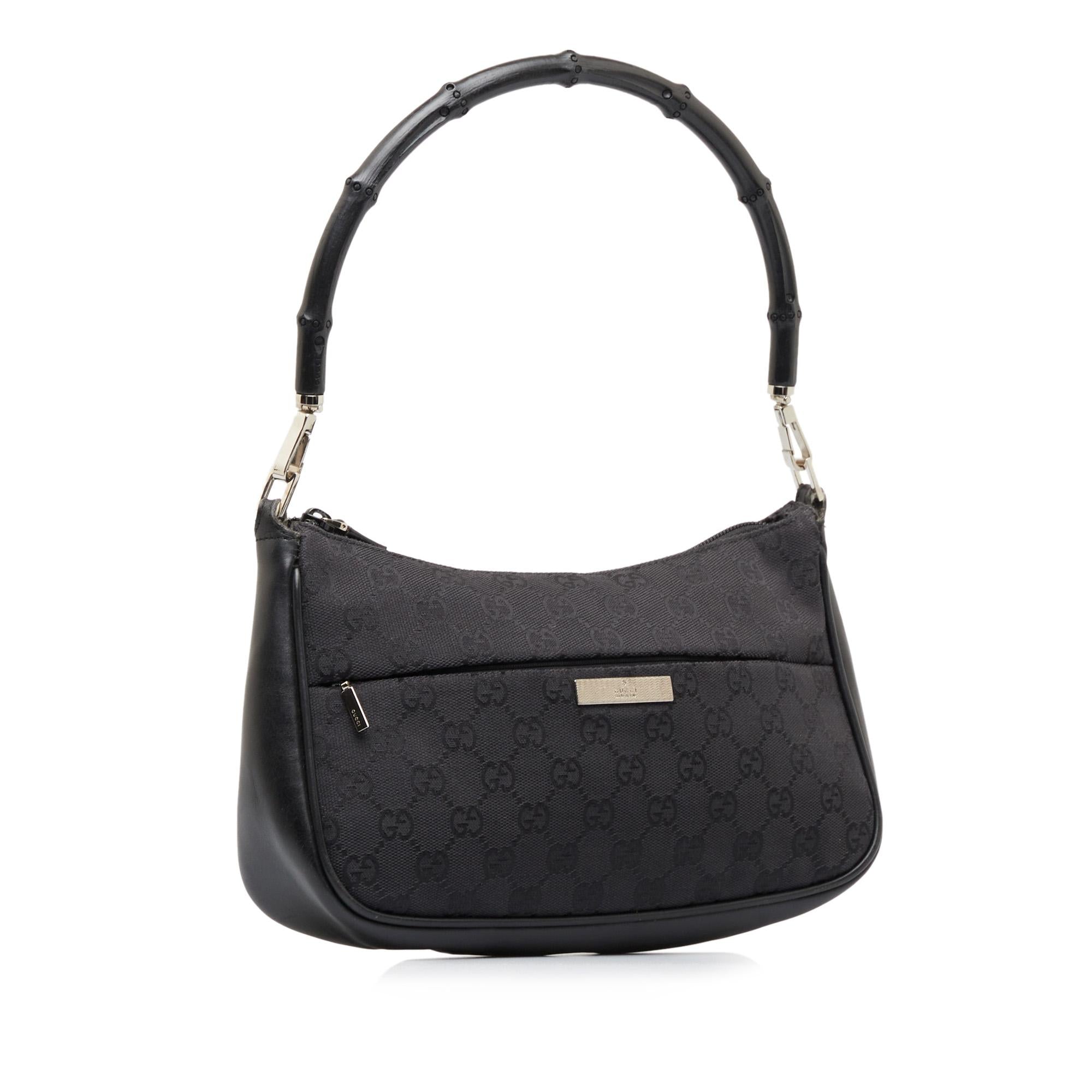 Gucci GG Canvas Bamboo Baguette (SHG-kSjf51)