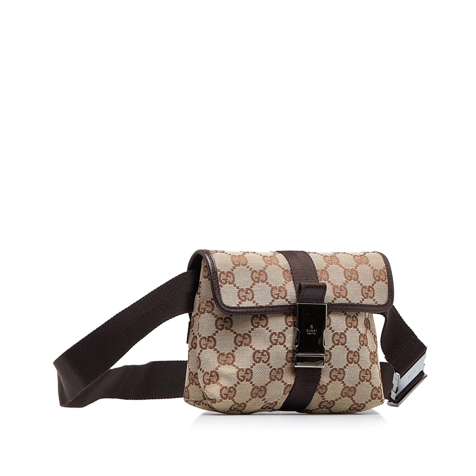 Gucci GG Canvas Belt Bag (SHG-CzBY5Q)