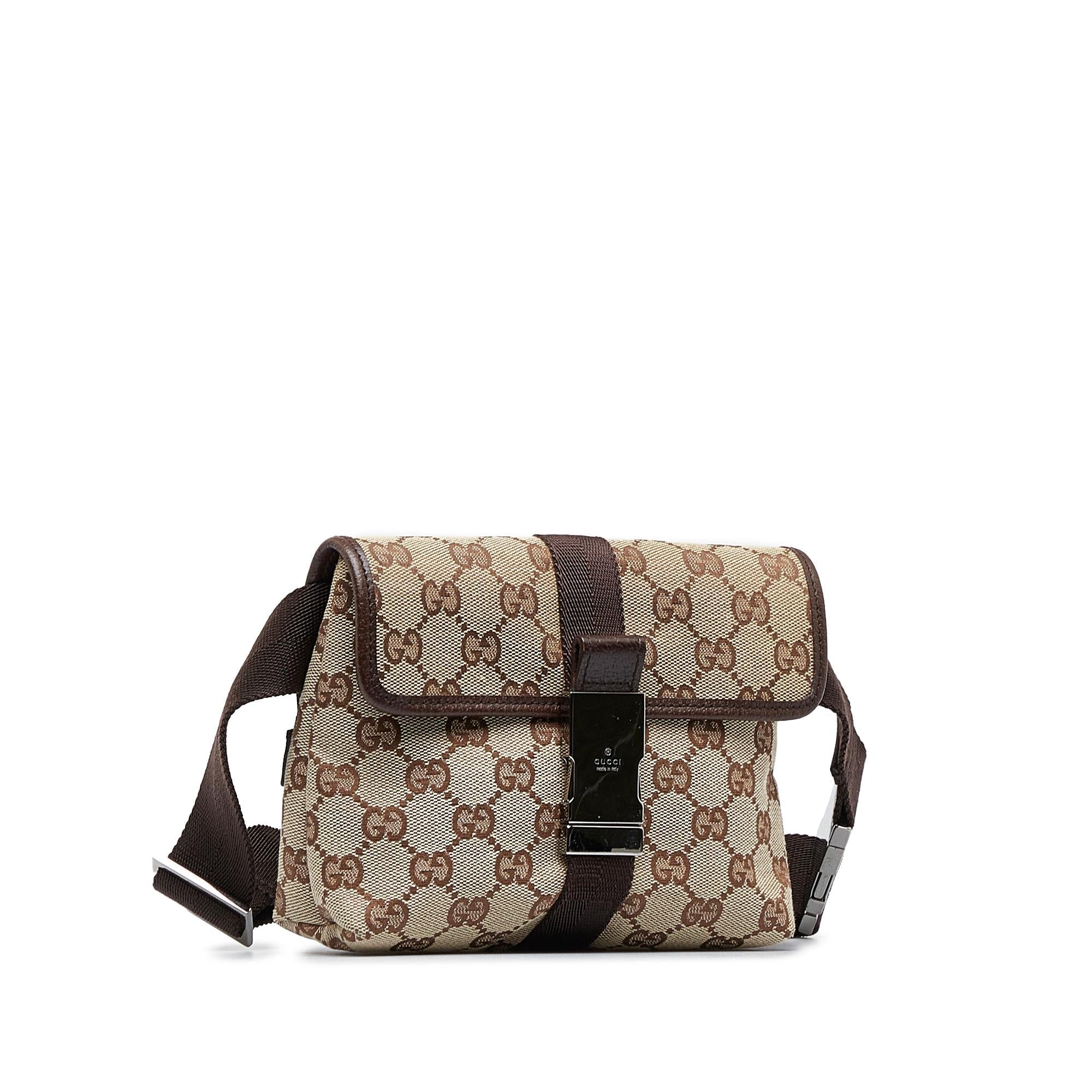 Gucci GG Canvas Belt Bag (SHG-cR2Tbh)