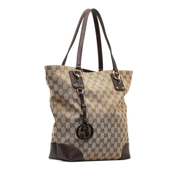 Gucci GG Canvas Charm Tote (SHG-n6X4id)