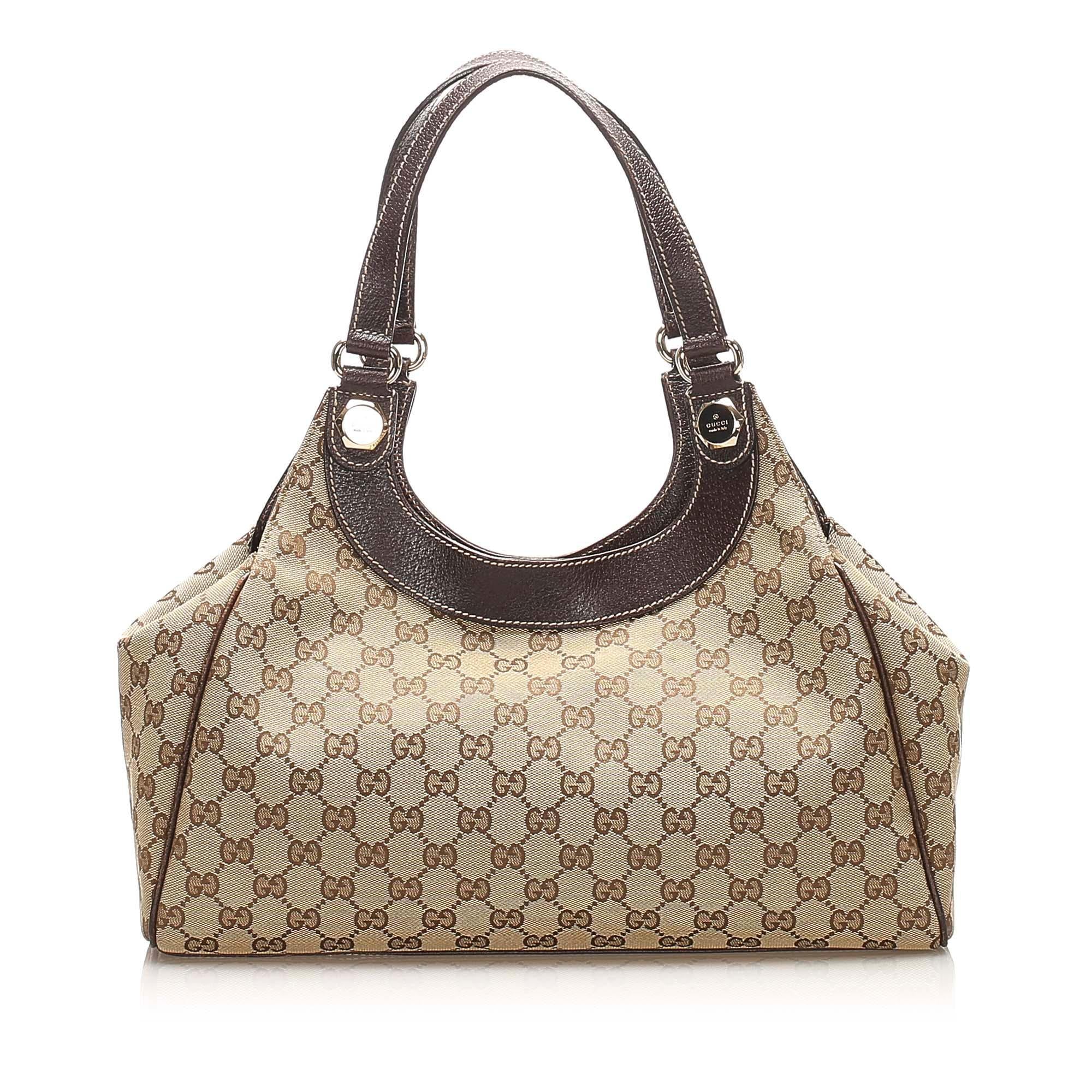 Gucci GG Canvas Charmy Tote Bag (SHG-15678)