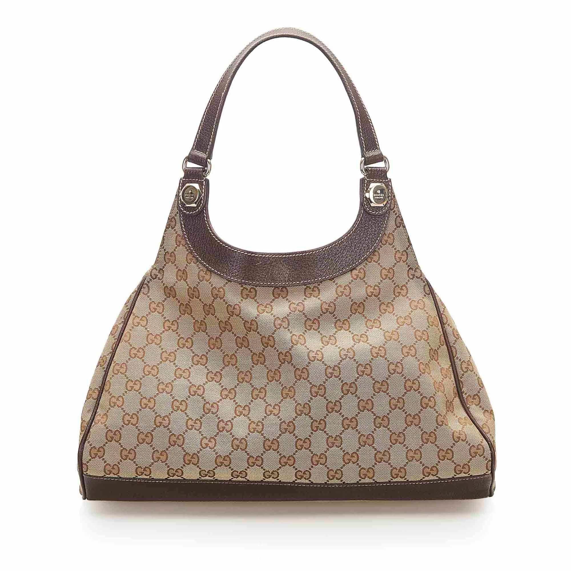 Gucci GG Canvas Charmy Tote Bag (SHG-18747)