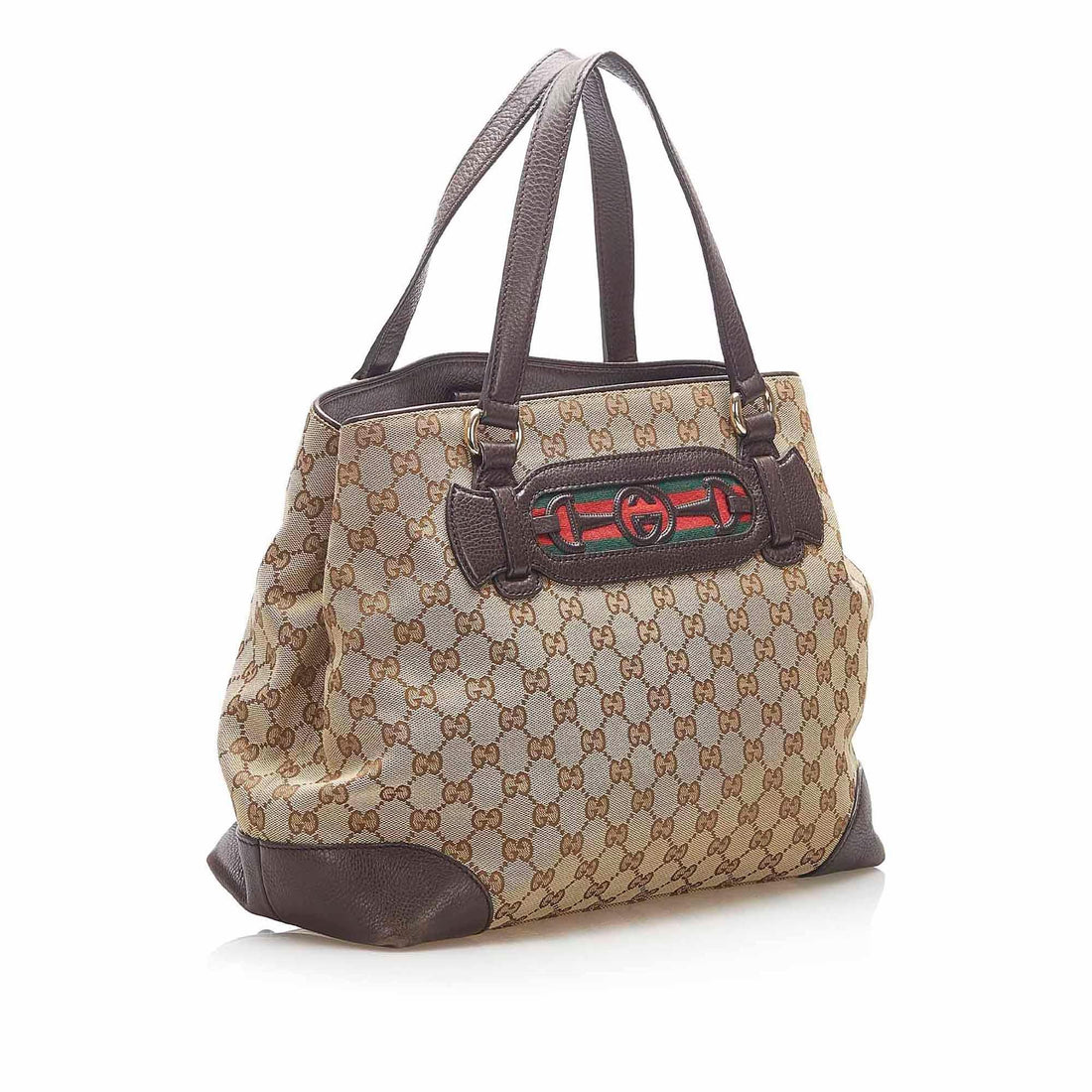 Gucci GG Canvas Dressage Tote  (SHG-16474)