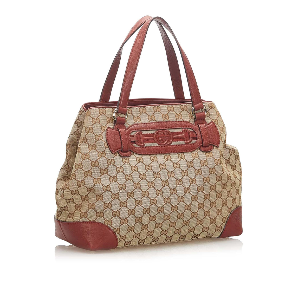 Gucci GG Canvas Dressage Tote Bag (SHG-18067)