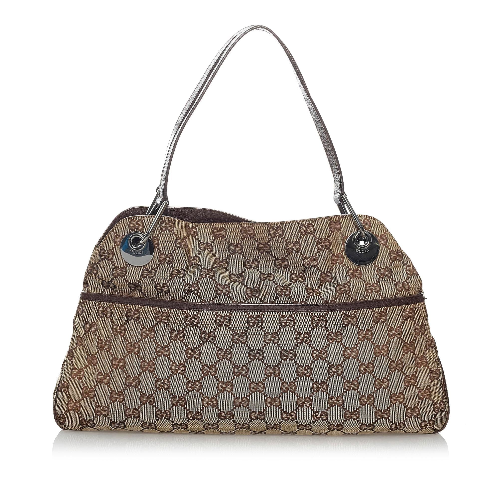 Gucci GG Canvas Eclipse Shoulder Bag