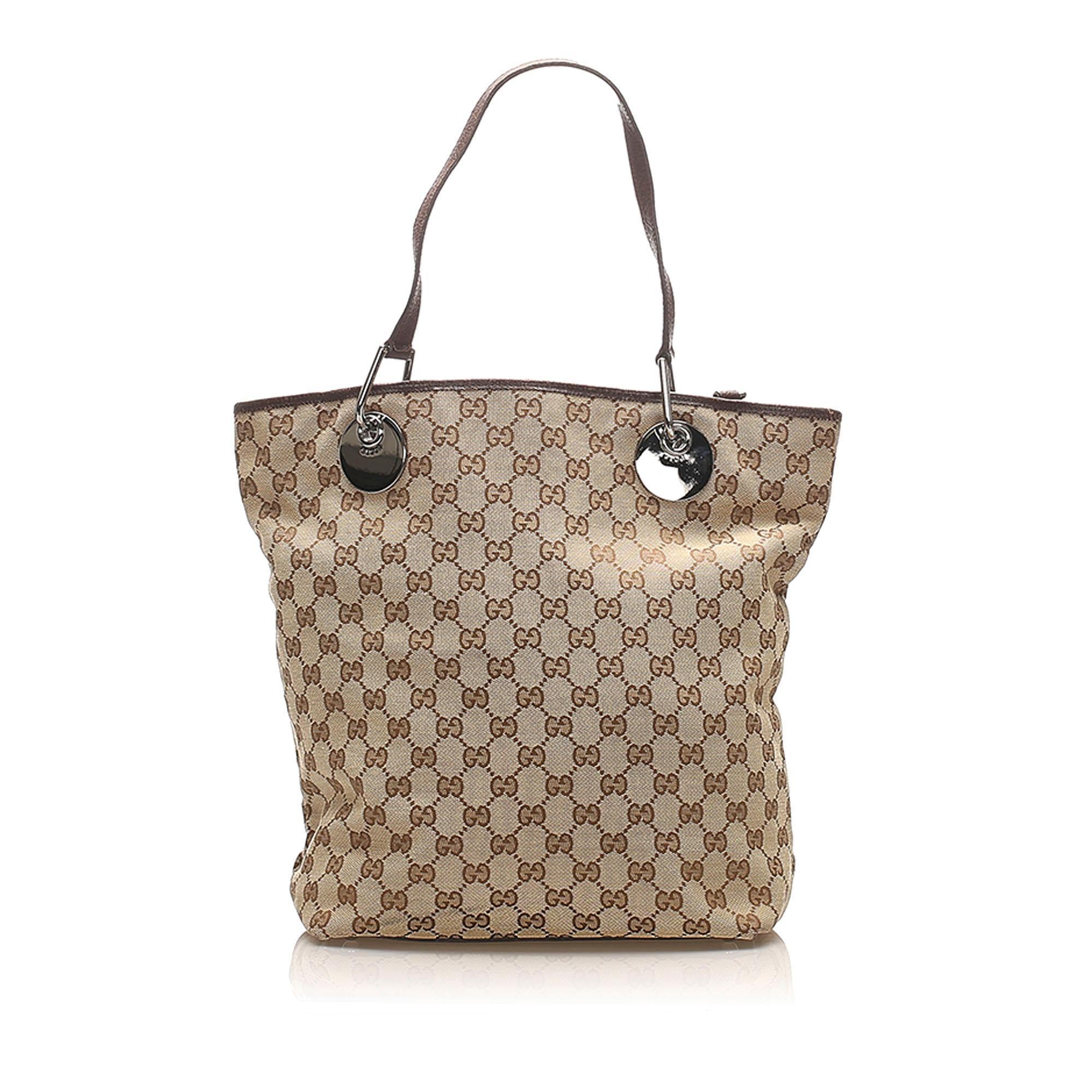 Gucci GG Canvas Eclipse Tote Bag (SHG-15362)